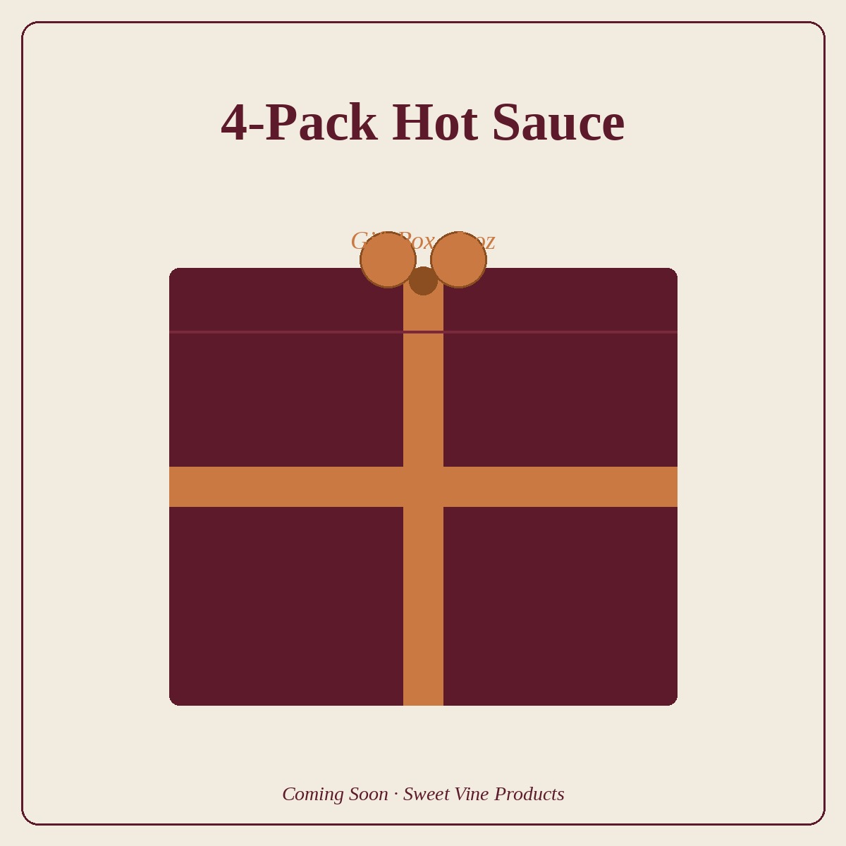 4-Pack Hot Sauce Gift Box