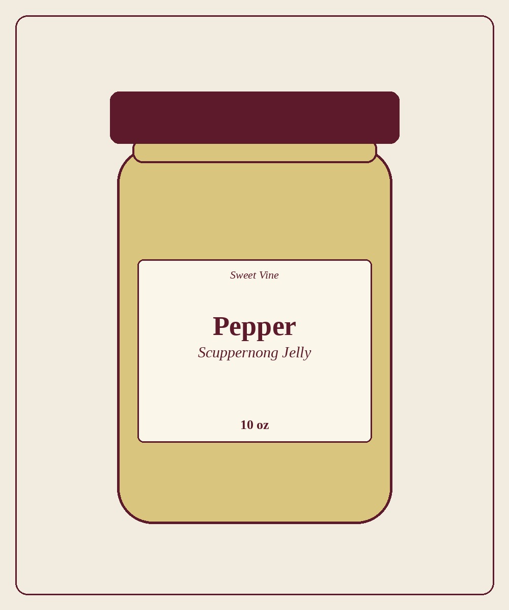 Scuppernong Pepper Jelly